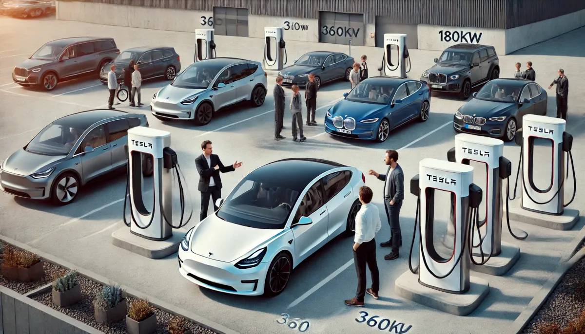 電動車充電速度大揭秘：360kW vs 180kW，真的差很多嗎？