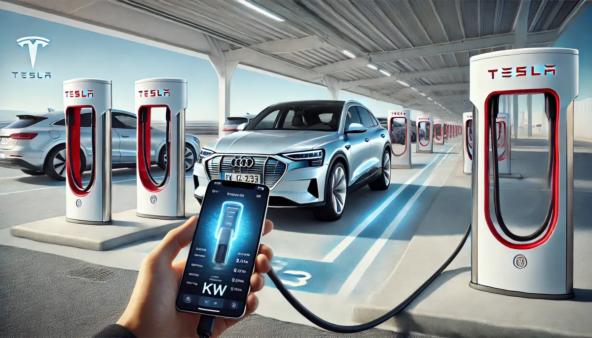 特斯拉超充對外開放！奧迪Q4 e-tron實測充電全攻略，你不可不知的細節都在這！