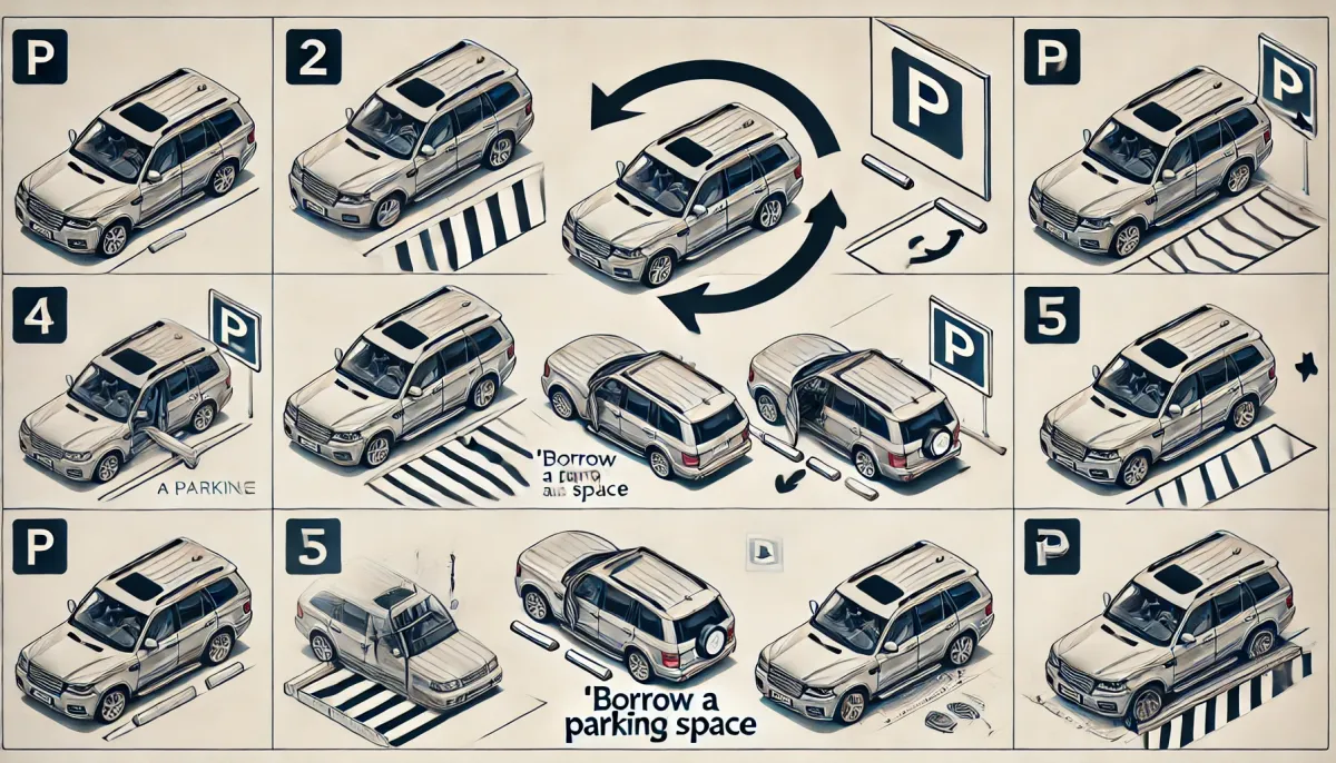 告別停車窘境！Mark教你「借位停車」技巧，下班再也不怕找不到車位！