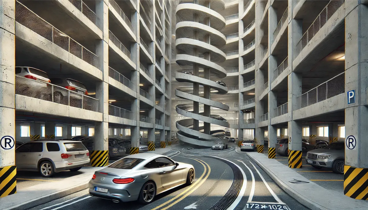 Mark帶你輕鬆征服「死亡螺旋」車道！小心！這不是普通的停車場！