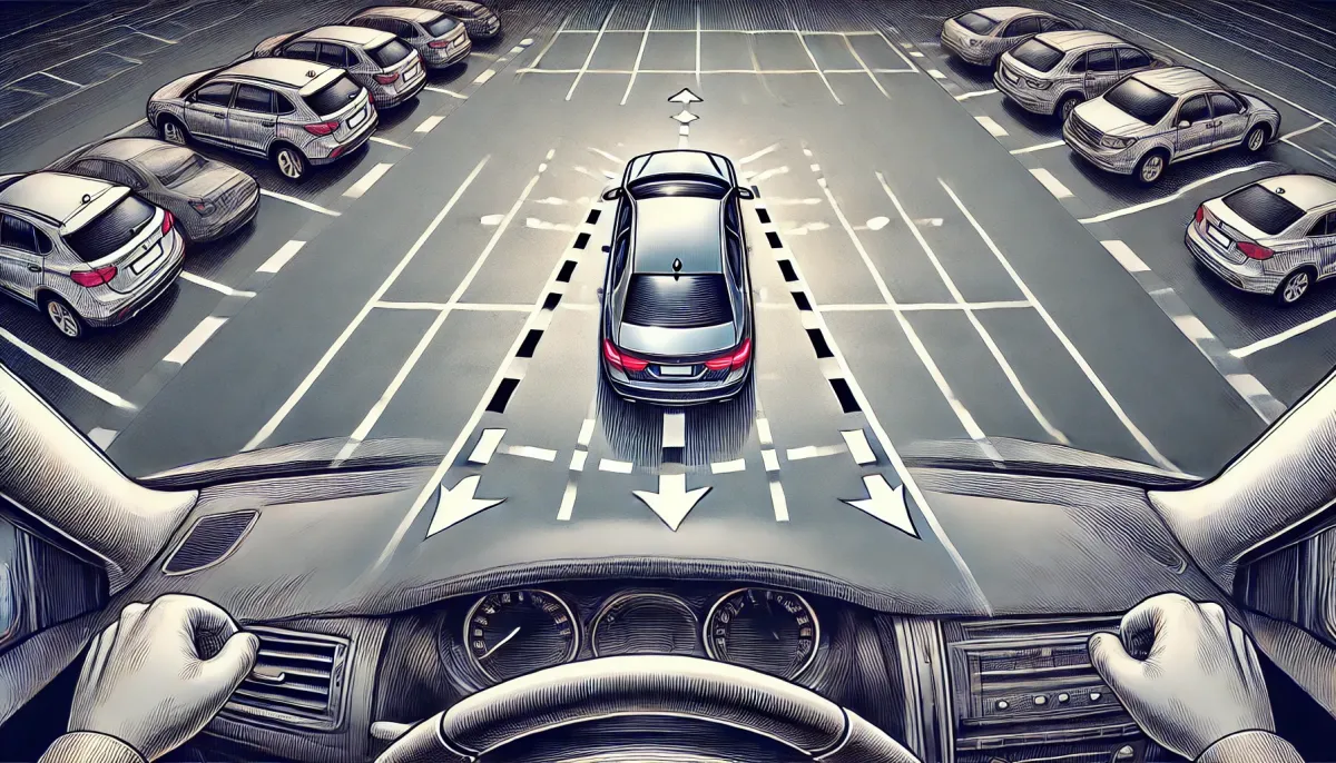 斜線停車格倒車入庫教學：汽車達人的精準示範！