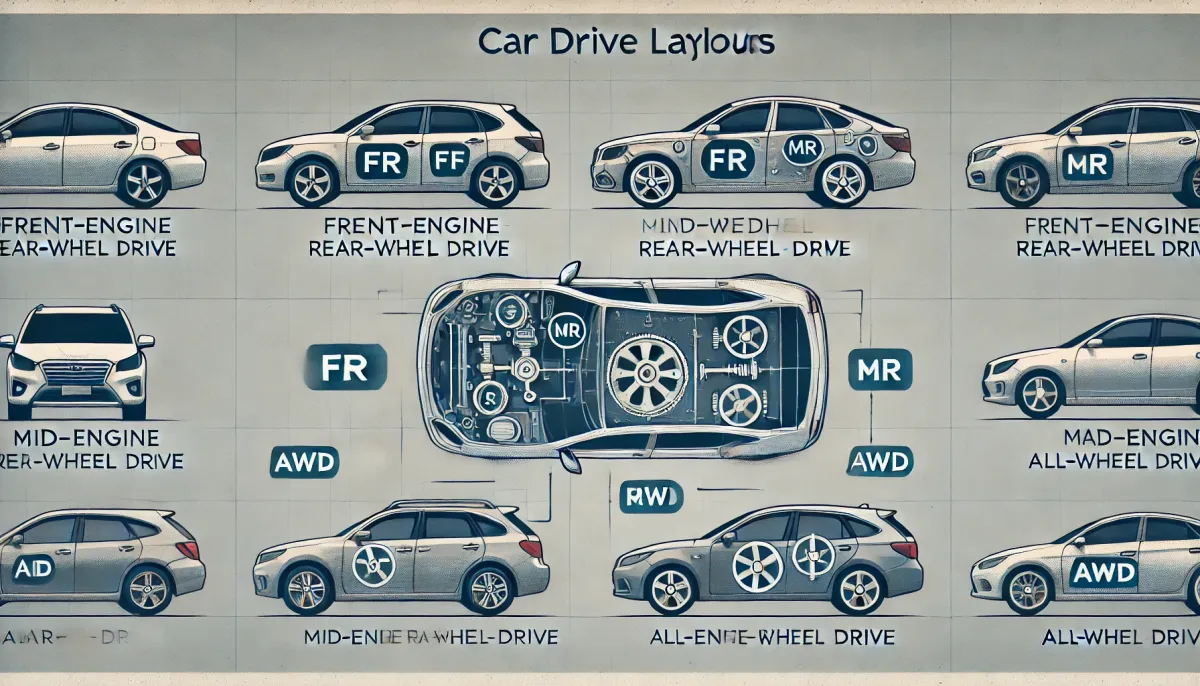 五種汽車驅動佈局大揭秘！性能、操控性一次搞懂！