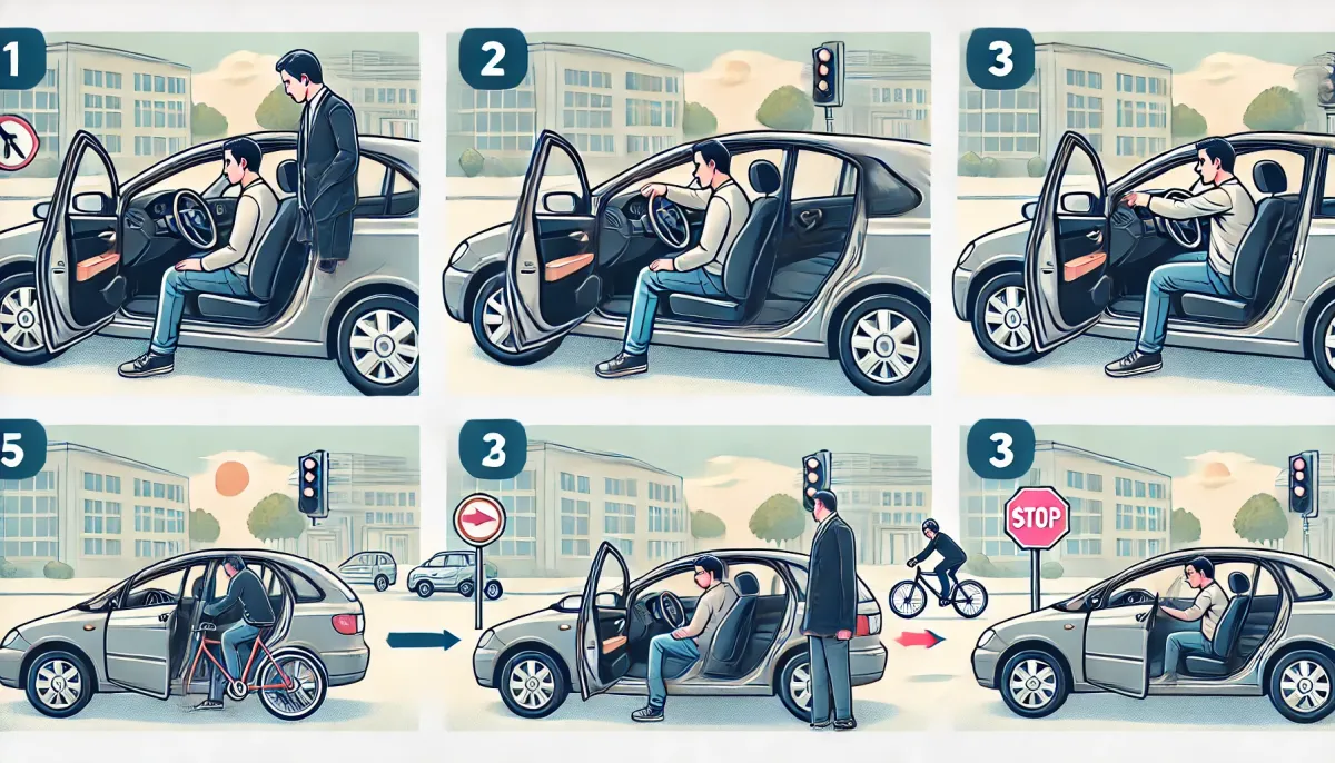 開車門的正確方法，避免憾事發生！學會「黃金三步驟」守護你我的安全！