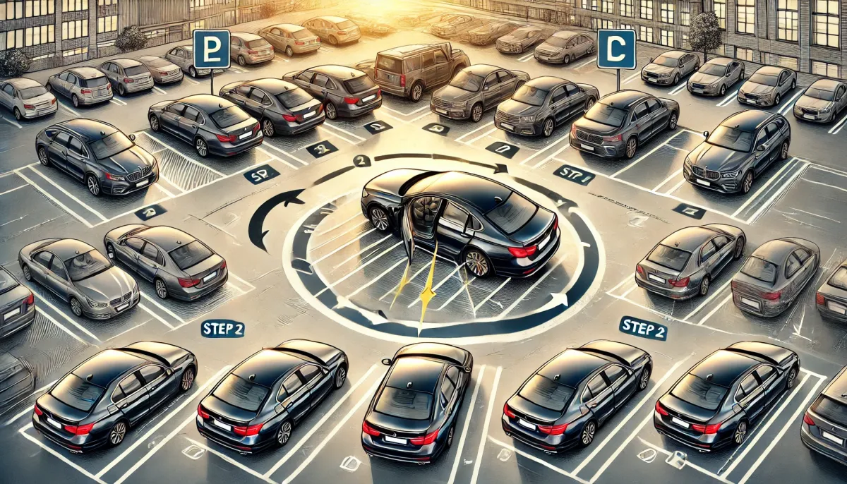 開車停車超簡單！教你輕鬆停進狹窄車位！