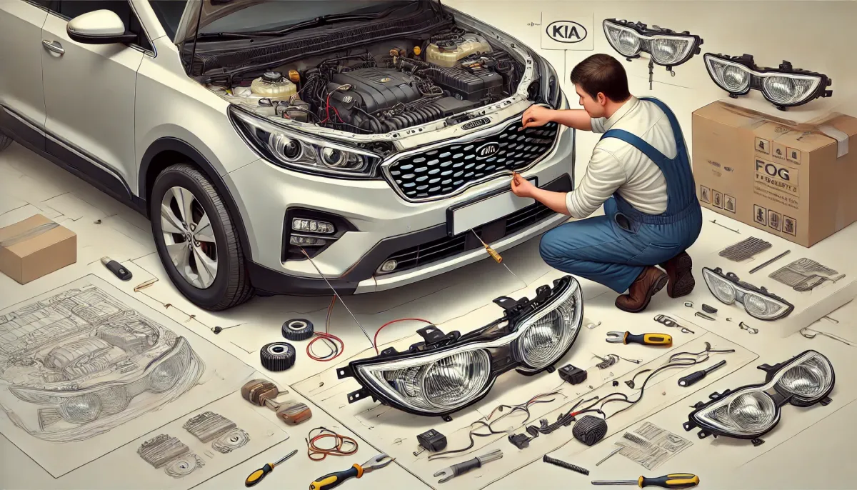 KIA Carnival霧燈升級改造：雨天行車視線提升指南！