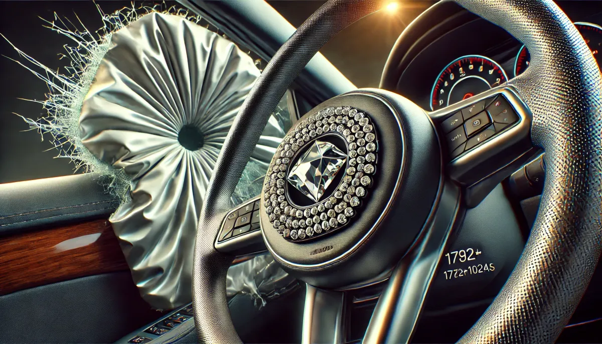 驚險！車內「致命改裝」恐成飛彈！方向盤貼鑽車標暗藏危機，你還敢裝嗎？
